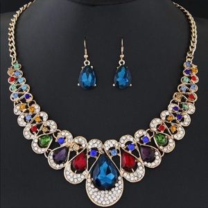 Necklace with earrings